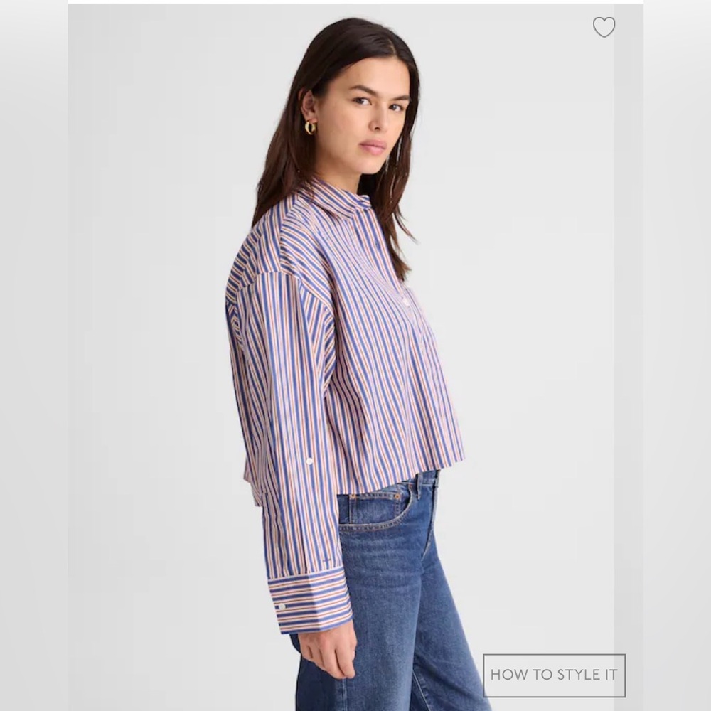 Striped Button-Up 👚 - Picture 4 of 5